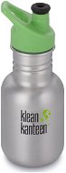 Klean Kanteen Kid Classic w/Kid Sport Cap 3.0 brushed stainless 355 ml - Fľaša na vodu