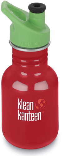 Klean Kanteen Kid Classic w / Kid Sport Cap 3.0 - mineral red 355 ml - Drinking Bottle - Main image