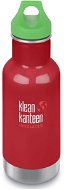 Klean Kanteen Insulated Kid Classic 12oz w/Kid Loop Cap - mineral red 355 ml - Gyerek termosz