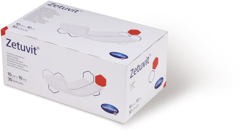 Zetuvit Kompres nester.10 × 10 cm 30 ks 4138016 - Absorpční krytí - Main image
