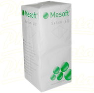 Mesoft Komprese nester. 5 × 5 cm 100 ks 157000 - Nonwoven Fabric