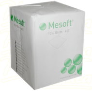 Mesoft Komprese nester. 10 × 10 cm 100 ks 157300 - Nonwoven Fabric