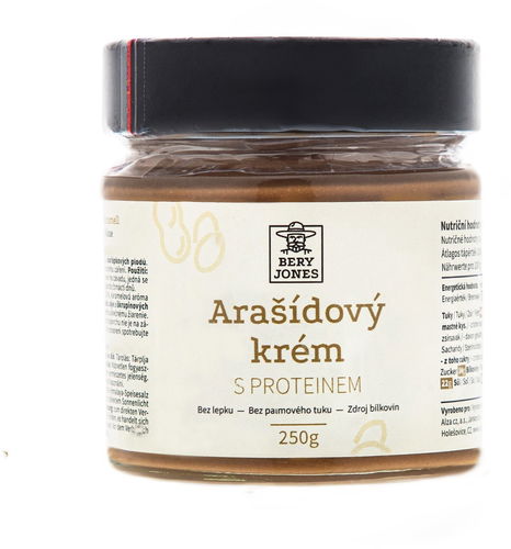 Bery Jones Erdnusscreme mit Eiweiß 250g - Nusscreme - Hauptbild