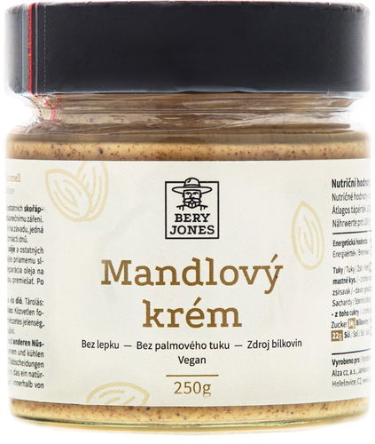 Bery Jones Mandelcreme 250g - Nusscreme - Hauptbild