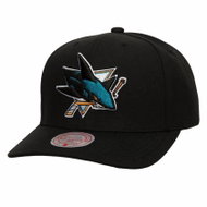 Mitchell & Ness Pánská kšiltovka San Jose Sharks NHL Team Ground 2.0 Pro Snapback - Kšiltovka
