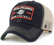 47 Brand Pánská kšiltovka Miami Dolphins NFL Wabash 47 Clean Up - Baseball Cap
