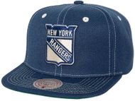 Mitchell & Ness Pánská kšiltovka New York Rangers NHL Contrast Natural Snapback Vintage - Baseball Cap