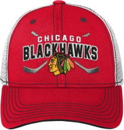 Outerstuff Dětská kšiltovka Chicago Blackhawks NHL Lockup Meshback Adjustable - Kšiltovka