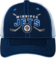 Outerstuff Dětská kšiltovka Winnipeg Jets NHL Lockup Meshback Adjustable - Baseball Cap