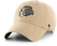 47 Brand Pánská kšiltovka Chicago Blackhawks NHL Ballpark Suede ’47 CLEAN UP - Baseball Cap
