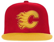 Outerstuff Dětská kšiltovka Calgary Flames NHL Essentials Flatbrim Snapback - Kšiltovka