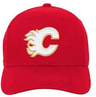 Outerstuff Dětská kšiltovka Calgary Flames NHL Structured Flex - Kšiltovka