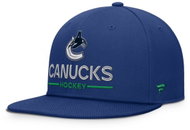 Fanatics Pánská kšiltovka Vancouver Canucks NHL Authentic Pro A/Cap Flat Brim Square Visor - Baseball Cap