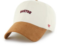 47 Brand Pánská kšiltovka Boston Red Sox MLB Script Suede Visor 47 Clean Up - Baseball Cap