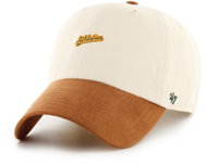 47 Brand Pánská kšiltovka Oakland Athletics MLB Script Suede Visor 47 Clean Up - Baseball Cap