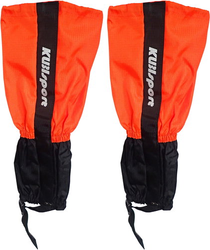KUBIsport Comfort hiking cover 1 pair black-orange - Leg Warmers - Main image