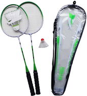 KUBIsport Badmintonová sada - 2 rakety + košíček + pouzdro - Badmintonový set