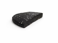 Kubisport RF22K rohové náběhové díly ke gumovým podložkám 15 × 15 cm, 20 mm, černá - Damping Pad