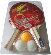 Kubisport 1-star ping pong set - Table Tennis Set