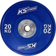 KUBIsport All-rubber disc with steel center 20 kg, diameter 50 mm - Gym Weight