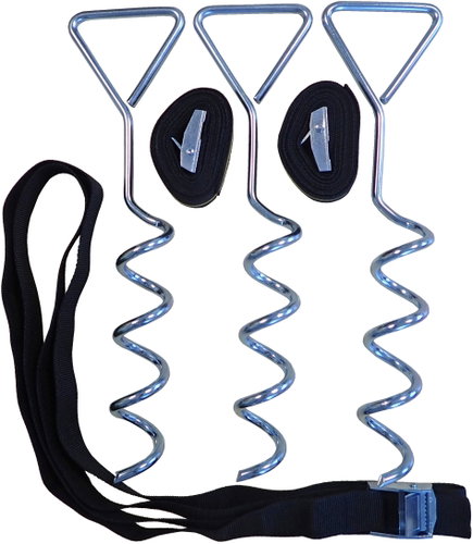 KUBIsport Trampoline anchors 183 - 429 cm CAA30 - Trampoline Accessories - Main image