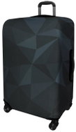 Kufryplus suitcase cover H145 Black and grey - Luggage Cover