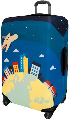Kufryplus suitcase cover H33 Airplane L - Luggage Cover - Main image