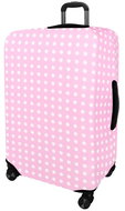 Kufryplus obal na kufr H52 Puntík I růžový - Luggage Cover