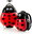 Lady Bug, backpack and suitcase