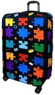 Kufryplus suitcase cover H51 Puzzle L - Luggage Cover