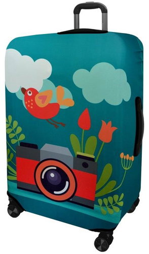 Kufryplus suitcase cover H94 Camera L - Luggage Cover - Main image