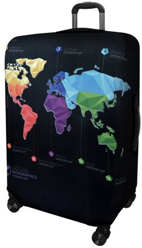 Kufryplus suitcase cover H152 Světadíly M - Luggage Cover - Main image