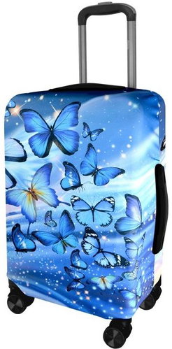 Kufryplus suitcase cover H306 Butterfly universe S - Luggage Cover - Main image