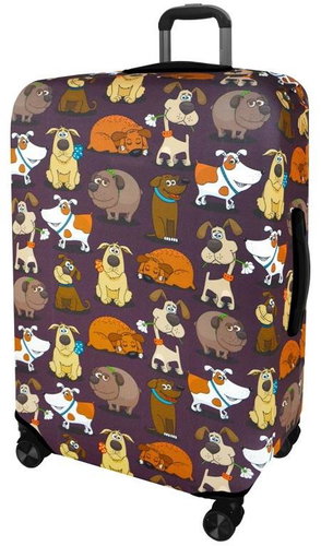 Kufryplus suitcase cover C15 Psi gang L - Luggage Cover - Main image