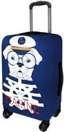Kufryplus suitcase cover H242 Dog sailor S - Luggage Cover