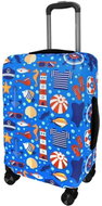 Kufryplus suitcase cover H65 Nautical motif S - Luggage Cover