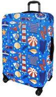 Kufryplus suitcase cover H65 Nautical motif M - Luggage Cover