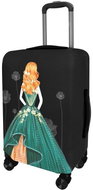 Kufryplus suitcase cover C22 Lady in a dress S - Luggage Cover