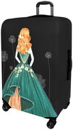 Kufryplus suitcase cover C22 Lady in a dress M - Luggage Cover
