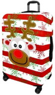 Kufryplus suitcase cover H260 Christmas reindeer M - Luggage Cover