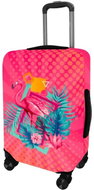 Kufryplus suitcase cover H371 Flamingo S - Luggage Cover