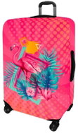Kufryplus suitcase cover H371 Flamingo M - Luggage Cover