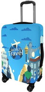 Kufryplus suitcase cover H118 World Travel S - Luggage Cover