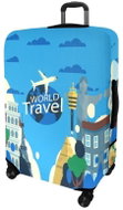 Kufryplus suitcase cover H118 World Travel M - Luggage Cover