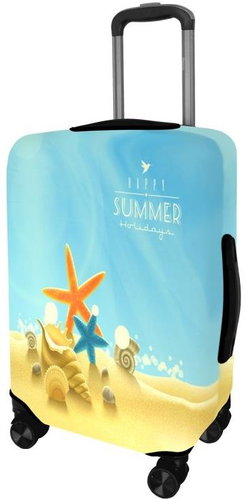Kufryplus suitcase cover H106 Happy Summer S - Luggage Cover - Main image