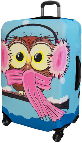 Kufryplus.cz suitcase cover H129 Owl L - Luggage Cover - Main image