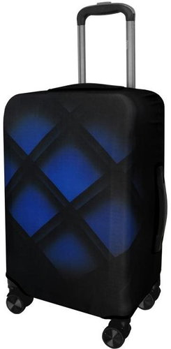 Kufryplus suitcase cover H248 black and blue S - Luggage Cover - Main image