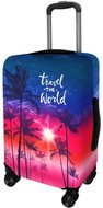 Kufryplus suitcase cover H432 Palms in the sunset S - Luggage Cover