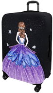 Kufryplus suitcase cover C32 Lady in a dress II M - Luggage Cover