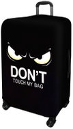 Kufryplus suitcase cover H542 Angry eyes L - Luggage Cover